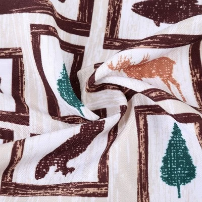 Christmas Small Kitchen Tier Curtains And Valanve Curtains With Animals Print 3 Christmas Small Kitchen Tier Curtains And Valanve Curtains With Animals Print - Image 3