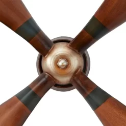 32" X 32" Metal Airplane Propeller 4 Blade Wall Decor With Aviation Detailing Brown - Olivia & May 8 32" X 32" Metal Airplane Propeller 4 Blade Wall Decor With Aviation Detailing Brown - Olivia & May -Home Decoration Store GUEST b44b5ae6 8355 433b 8af5 191f1d76798d