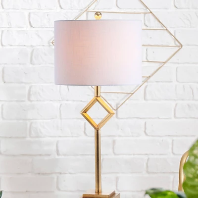 30.75" Metal/Resin Juno Table Lamp (Includes LED Light Bulb) Gold - JONATHAN Y 4 30.75" Metal/Resin Juno Table Lamp (Includes LED Light Bulb) Gold - JONATHAN Y - Image 4