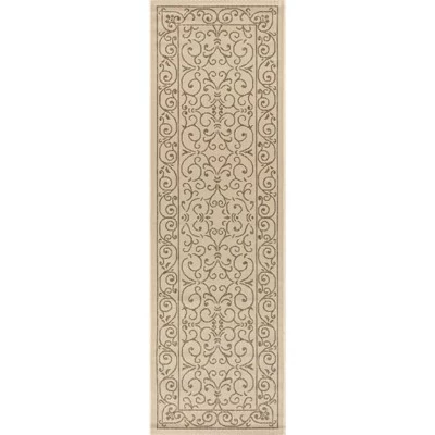 Charleston Vintage Filigree Textured Weave Indoor/Outdoor Area Rug - JONATHAN Y 1 Charleston Vintage Filigree Textured Weave Indoor/Outdoor Area Rug - JONATHAN Y