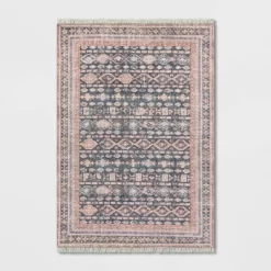 Alexandra Floral Printed Border Persian Rug Blush - Opalhouse™ -Home Decoration Store GUEST b64cccec 5c26 44cb bb19 1be2036f9757