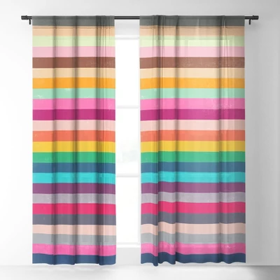 Garima Dhawan Explore Single Panel Sheer Window Curtain - Deny Designs 1 Garima Dhawan Explore Single Panel Sheer Window Curtain - Deny Designs