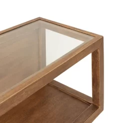 18" X 8" Wessler Decorative Wood Box Shelf Rustic Brown - Kate & Laurel All Things Decor -Home Decoration Store GUEST b7cc67d2 9e9b 4508 8e63 df760a3d34df