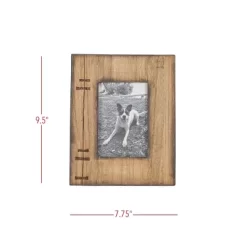 4x6 Inch Rustic Patched Picture Frame Wood, MDF & Glass By Foreside Home & Garden -Home Decoration Store GUEST b7d10225 775c 4be4 8c74 dd547fc0ba18