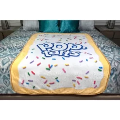 Just Funky Kellogg's Pop-Tarts Pop-Tart Large Fleece Throw Blanket | 60 X 45 Inches -Home Decoration Store GUEST b7f102db 9c03 4acc 9616 effdd88ed192