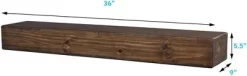 Mantels Direct Dakota Rustic Wood Fireplace Mantel Shelf -Home Decoration Store GUEST b85593dd 5ecd 42ee a75f 20482f6c1747