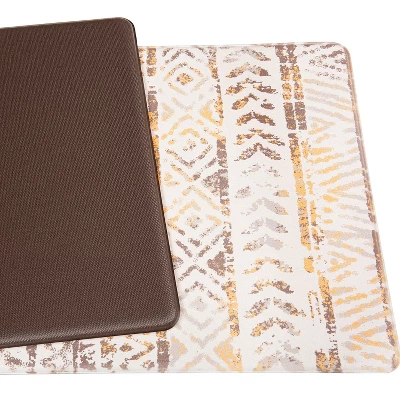 World Rug Gallery Geometric Bohemian Design Anti Fatigue Standing Mat 3 World Rug Gallery Geometric Bohemian Design Anti Fatigue Standing Mat - Image 3