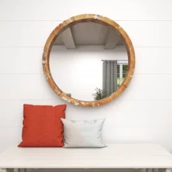 Vintage Wall Mirror Brown - Olivia & May -Home Decoration Store GUEST ba0692bf 0c7e 4c8b a4c8 4bc97f01b8f4