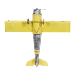 Metal Airplane Wall Decor With Chain Hanger Yellow - Olivia & May -Home Decoration Store GUEST ba4ffbc8 d242 4ecd ab68 696377ac4592