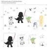 Lambs & Ivy Star Wars Classic Wall Decals - Yoda, Darth Vader, R2-D2, C-3PO
