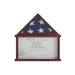 Merrick Lane Flag Display Case With Certificate Holder -Home Decoration Store GUEST bbe29947 94e4 472d 91ac 44de20d577f2