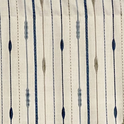 Go Getter Cornice 3" Rod Pocket Window Valance 50" X 17" Blue By RLF Home 2 Go Getter Cornice 3" Rod Pocket Window Valance 50" X 17" Blue By RLF Home - Image 2