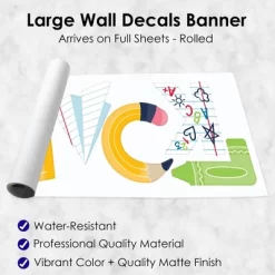 Big Dot Of Happiness Back To School - Peel And Stick First Day Of School Classroom Decorations Large Banner Wall Decals - Welcome Back -Home Decoration Store GUEST bd2d3352 8ad3 41c5 90ba 6fa7f59ba5a7