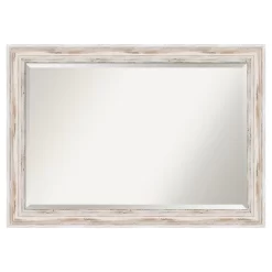 Alexandria White Wash Framed Wall Mirror - Amanti Art 25 Alexandria White Wash Framed Wall Mirror - Amanti Art -Home Decoration Store GUEST bd31938e 8f09 4343 a265 e18de6222bec