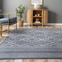 NuLOOM Phyllis Machine Washable Diamond Trellis Area Rug -Home Decoration Store GUEST bed82fd0 7931 4705 93f5 d1a2ba1e2829