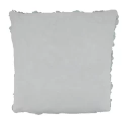 Saro Lifestyle Rose Wedding Cake Throw Pillow With Poly Filling, Mint, 17" X 17"