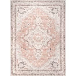 NuLOOM Tracie Machine Washable Floral Medallion Area Rug 29 NuLOOM Tracie Machine Washable Floral Medallion Area Rug -Home Decoration Store GUEST bf96606e eece 485d 955d 85ff41f34776
