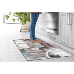 World Rug Gallery Contemporary Abstract Circles Anti Fatigue Standing Mat -Home Decoration Store GUEST c00fceb0 dd83 4bdc a54f e61f1c720ff5