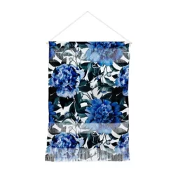 Marta Barragan Camarasa Indigo Floral Wall Hanging Portrait Blue - Deny Designs -Home Decoration Store GUEST c016dffb 87b4 4612 857e abe047aaf143