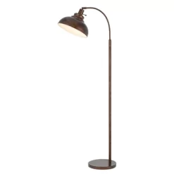 61" Adjustable Height Metal Floor Lamp Rust - Cal Lighting