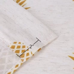 Trinity Pineapple Print Linen Blend Kitchen Tier Curtains For Bathroom Small Half Window Cafe -Home Decoration Store GUEST c0f4cdc7 b175 47e5 b1a0 7395c8ac737f