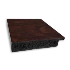 43" X 32" Non-Beveled Wildwood Brown Wall Mirror - Amanti Art