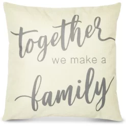 Farmlyn Creek Set Of 4 Farmhouse Decorative Throw Pillow Covers Cushion Case Protector, Standard Size 18 X 18 Square, Ivory -Home Decoration Store GUEST c518e2f1 1a7f 43be 9fb0 05c506f60143