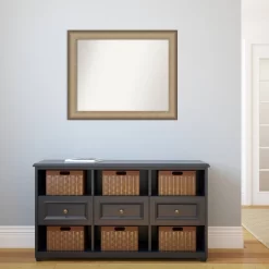 33" X 27" Non-Beveled Elegant Brushed Bronze Wall Mirror - Amanti Art -Home Decoration Store GUEST c5cbb238 f0ab 47d6 ade7 5a3490ca7a80