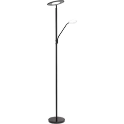 360 Lighting Modern Floor Lamp With Reading Light LED 71.5" Tall Decker Black Metal Acrylic Diffuser For Living Room Reading Office -Home Decoration Store GUEST c5e38a9e b045 4101 bb78 4c6101c31bc8