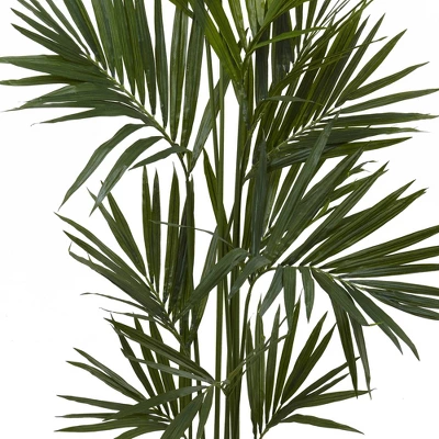 84" Artificial Kentia Palm Tree In Pot Black - Nearly Natural 1 84" Artificial Kentia Palm Tree In Pot Black - Nearly Natural