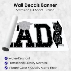 Big Dot Of Happiness Silver Graduation Party Decor - Vinyl Wall Decals - Grad 9 Big Dot Of Happiness Silver Graduation Party Decor - Vinyl Wall Decals - Grad -Home Decoration Store GUEST c6238a4d c398 4103 bfd4 d5bbc206f8bd