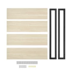 36" X 28.4" 4 Tier Floating Bracket Wall Shelf Unit - Danya B. -Home Decoration Store GUEST c65f93b0 3a42 4ddd 884a c106c7704f3d