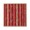 30" X 30" Lisa Argyropoulos Modern Trees Bamboo Framed Wall Art Red - Deny Designs