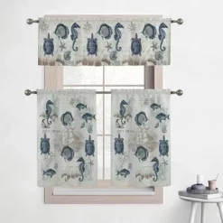 Laural Home Seaside Postcard 3-Pc. Kitchen Tier Set