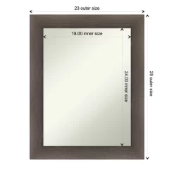 Hardwood Non-Beveled Wood Bathroom Wall Mirror -Home Decoration Store GUEST c86be3a1 c1b1 48de 97c3 09cb3b8ac88c