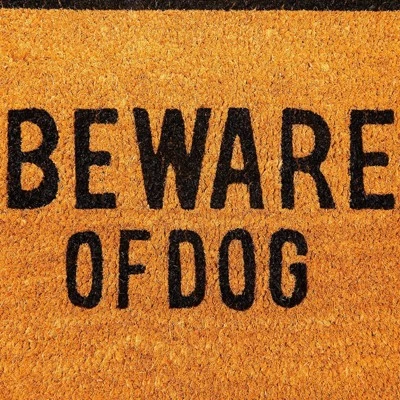 Beware Of Dog Natural Coir Door Mat 17"x30" - Welcome Front Doormat Non Slip Rug For Home Indoor Outdoor Entrance 7 Beware Of Dog Natural Coir Door Mat 17"x30" - Welcome Front Doormat Non Slip Rug For Home Indoor Outdoor Entrance - Image 7