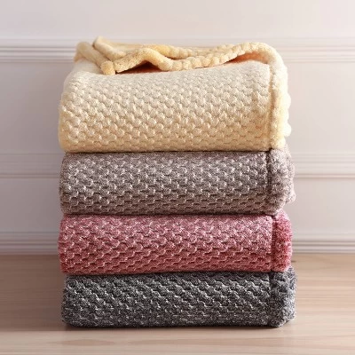50"x70" Oversized Honeycomb Velvetloft Throw Blanket - Berkshire Blanket & Home Co. 3 50"x70" Oversized Honeycomb Velvetloft Throw Blanket - Berkshire Blanket & Home Co. - Image 3