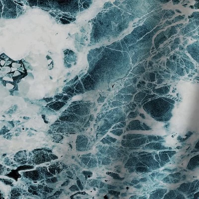 Americanflat Sea Marble By Emanuela Carratoni Wall Tapestry 2 Americanflat Sea Marble By Emanuela Carratoni Wall Tapestry - Image 2