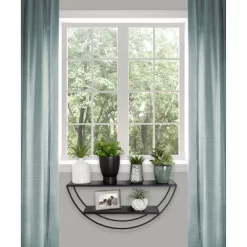26" X 11" Tancill Half Circle Wall Shelf - Kate & Laurel All Things Decor -Home Decoration Store GUEST cc6a2a4d d95b 4501 aeab d470aed4eead