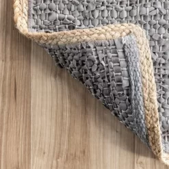 NuLOOM Sabby Hand Woven Leather Flatweave Area Rug 13 NuLOOM Sabby Hand Woven Leather Flatweave Area Rug -Home Decoration Store GUEST ccbc1b55 bdf7 4628 ab1b 55954da51f45