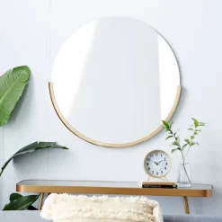 Modern Metal Wall Mirror Gold - Olivia & May -Home Decoration Store GUEST ccdacad3 167b 497e be67 761dbdb17c1e