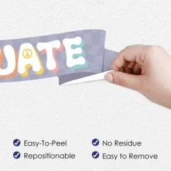 Big Dot Of Happiness Groovy School Graduation Party Photo Backdrop - Wall Decals -Home Decoration Store GUEST cce8dec6 67e7 4b45 9b66 104d7abda0cb