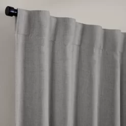 Harrow Solid Texture Blackout Single Window Curtain Panel - Elrene Home Fashions