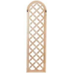 Wood Geometric Carved Trellis Wall Decor Brown - Olivia & May -Home Decoration Store GUEST cde838fa 3019 40a1 94d6 cd4705ea1006