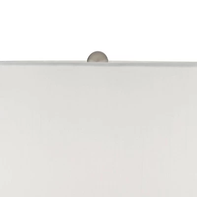 360 Lighting Marcus Modern Table Lamps 30" Tall Set Of 2 Mercury Glass Column White Drum Shade For Bedroom Living Room Bedside Nightstand Office Home 2 360 Lighting Marcus Modern Table Lamps 30" Tall Set Of 2 Mercury Glass Column White Drum Shade For Bedroom Living Room Bedside Nightstand Office Home - Image 2