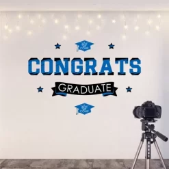 Big Dot Of Happiness Blue Graduation Party Photo Backdrop - Wall Decals -Home Decoration Store GUEST d14de19b 37a0 4dc3 9618 a0d49473303c