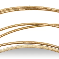 Metal Wall Mirror With Overlapping Ring Frame Gold - Olivia & May -Home Decoration Store GUEST d19d017d 7fef 4aba b406 2ec49dfee396