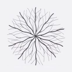 Set Of 3 Metal Starburst Wall Decors With Branch Inspired Design Black - Olivia & May 9 Set Of 3 Metal Starburst Wall Decors With Branch Inspired Design Black - Olivia & May -Home Decoration Store GUEST d1a0a264 0b38 46e3 87d9 d16fa6b79ca6