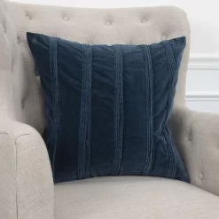 22"x22" Oversize Pintuck Striped Square Throw Pillow Navy - Rizzy Home 7 22"x22" Oversize Pintuck Striped Square Throw Pillow Navy - Rizzy Home -Home Decoration Store GUEST d1ac7b4f f1b2 4443 8a0e 8acaf7d92b70