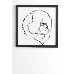Domonique Brown Soul Fro Framed Wall Art Black - Deny Designs -Home Decoration Store GUEST d20ae403 6eb6 4e4e ac31 84414d9284c8